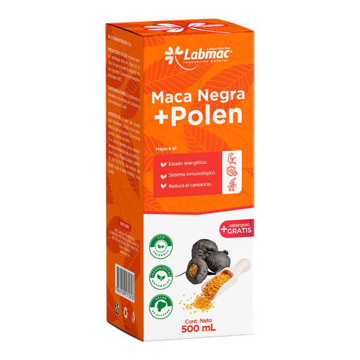 Maca negra + Polen Jarabe